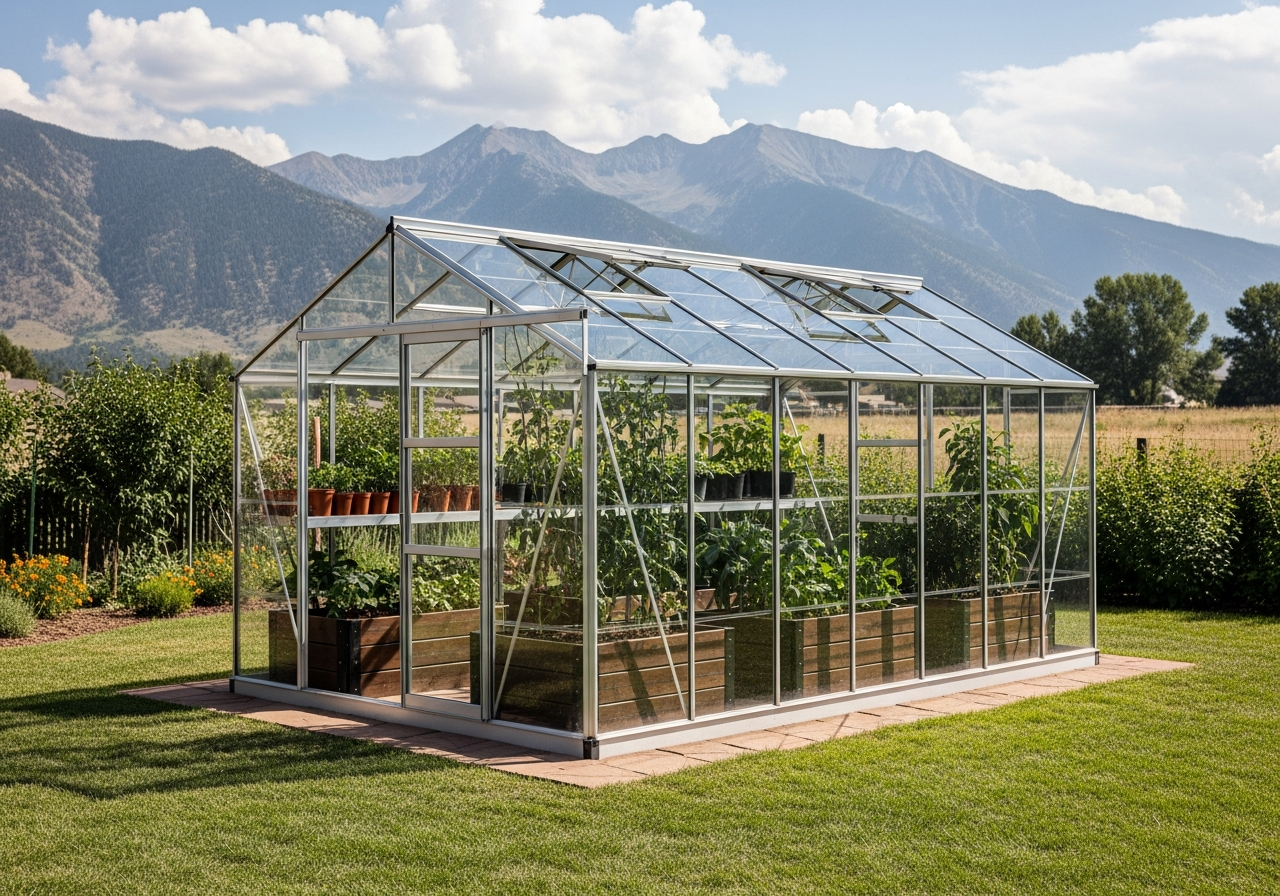Greenhouses installation in Colorado